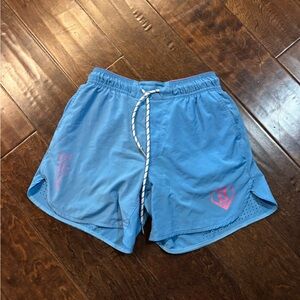 Baseball Lifestyle 101 blue lined shorts proseries YM